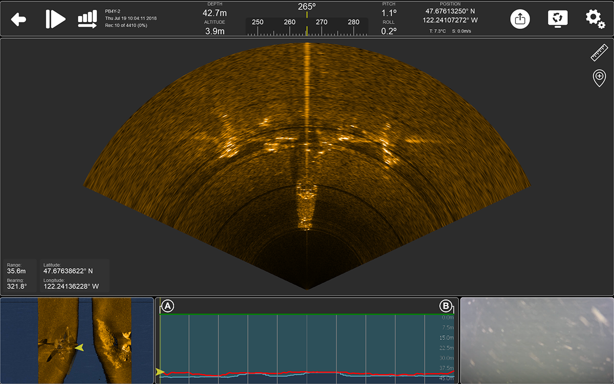 SRS FUSION AUV ROV integrated sonar