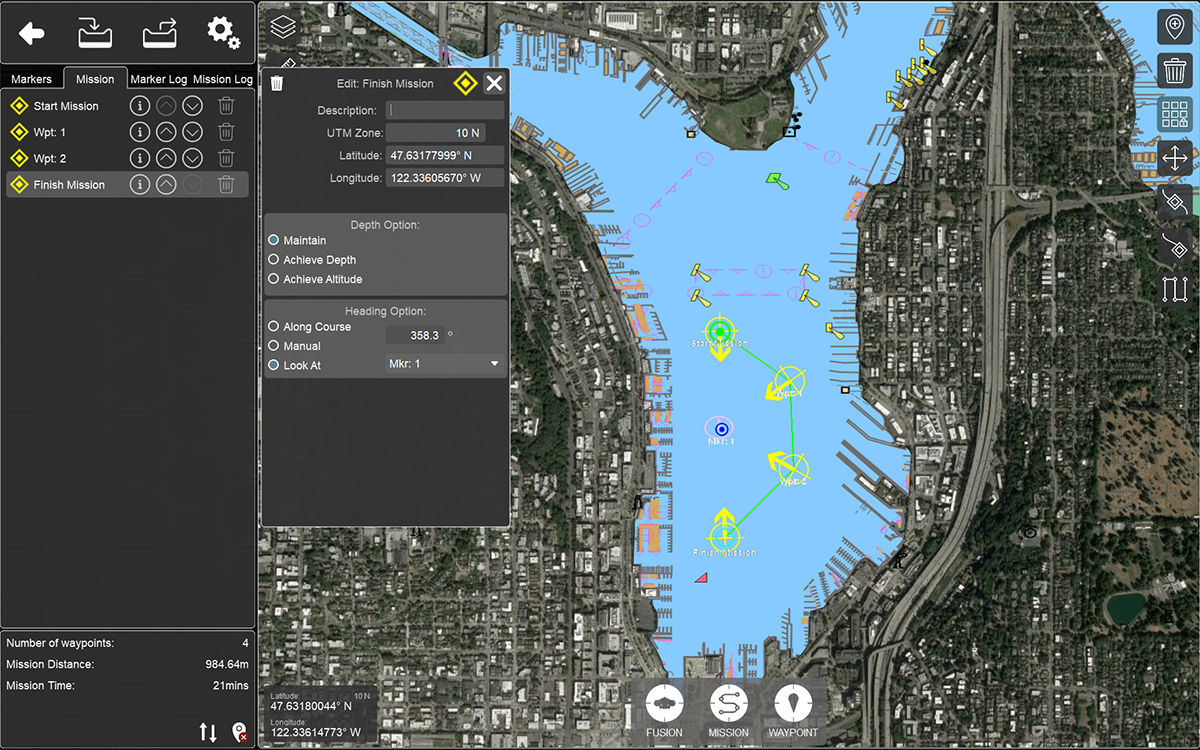 SRS Fusion Mission Planning Software